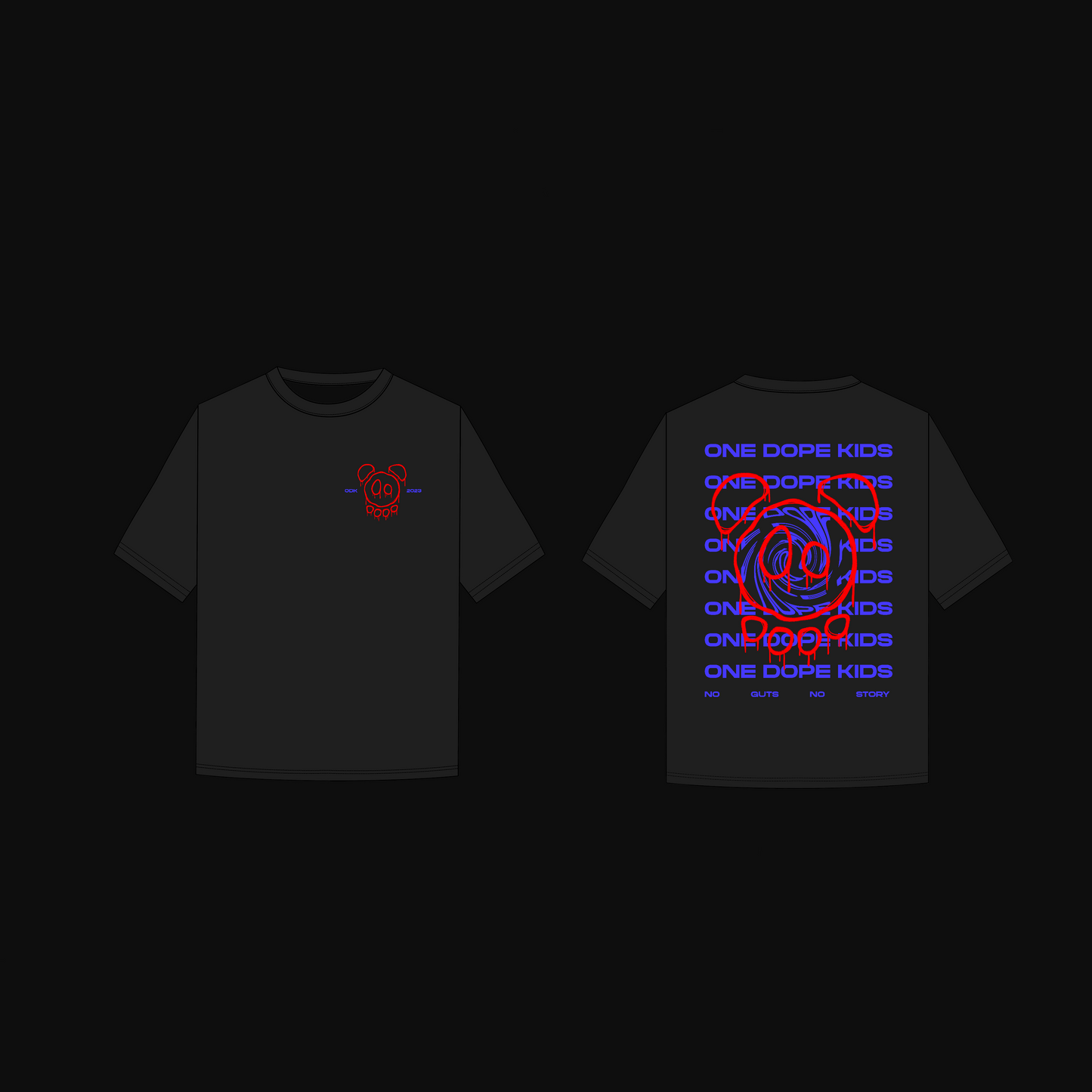 La Drip Tee Black