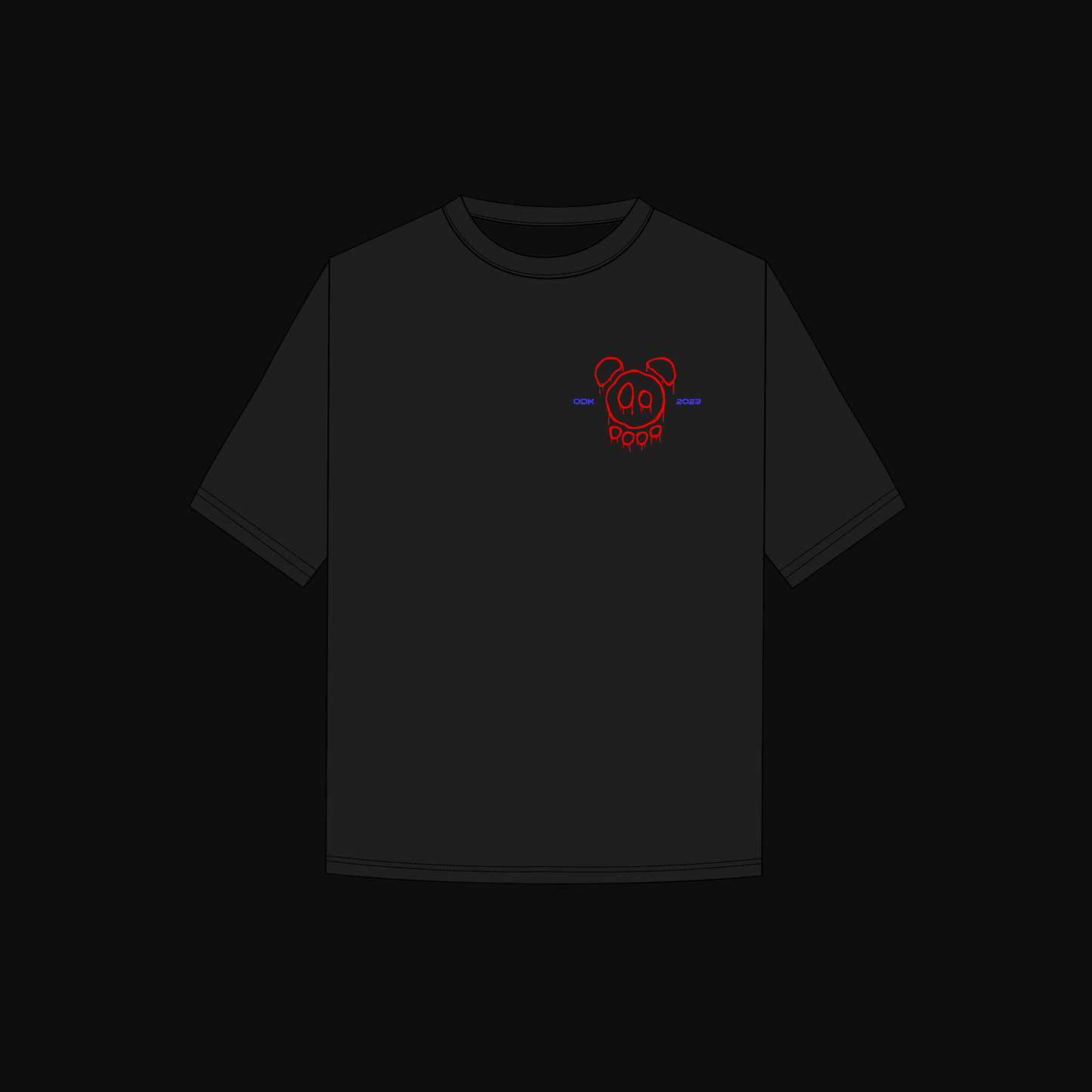 La Drip Tee Black